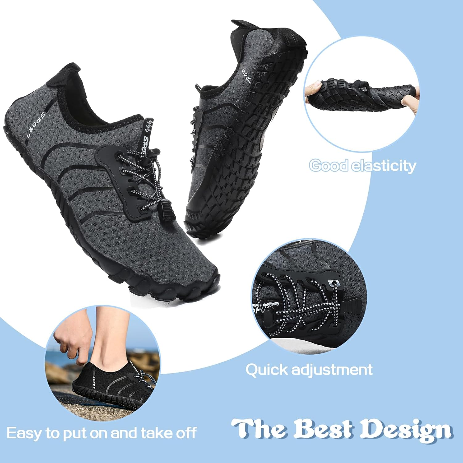 Thumbnail 1 de Hanani Badeschuhe Wasserschuhe – Barfußschuhe für Strand, Wasser und Outdoor