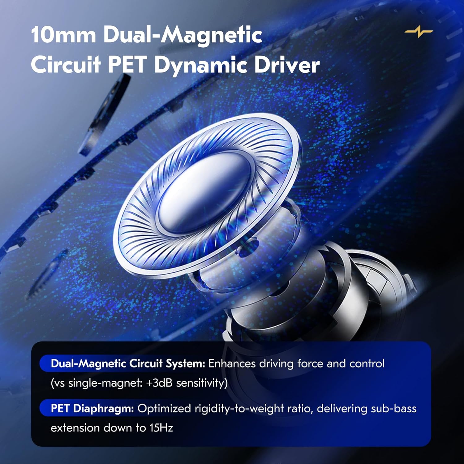 Thumbnail 4 de Yinyoo CCZ CZ10 IEMs Gaming with Mic: 4BA+1DD Hybrid for Precision Audio