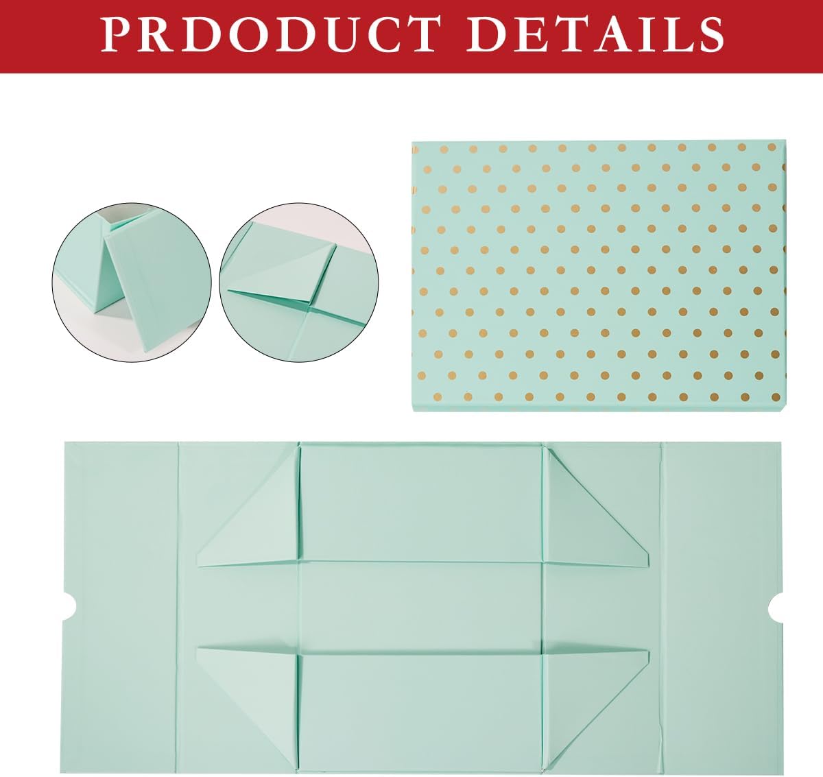 Thumbnail 4 de Large Gifts Boxes with Magnetic Lids 24x17x8cm