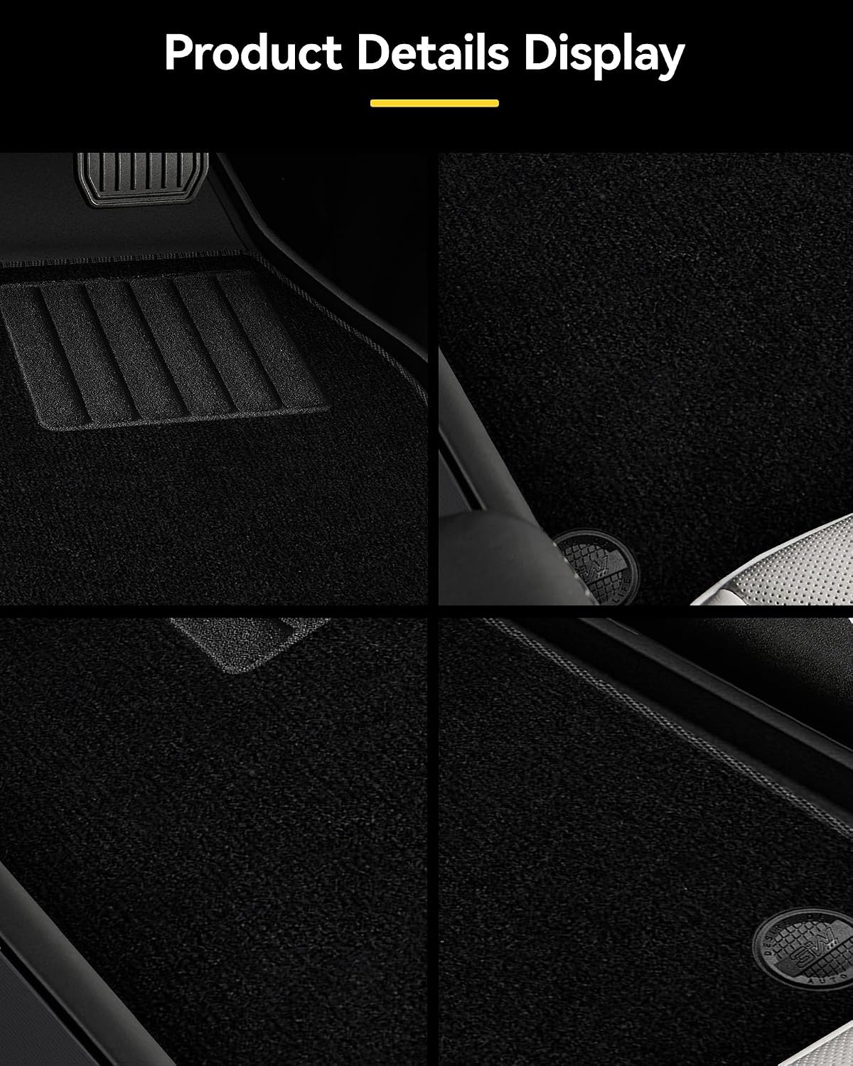Thumbnail 5 de 3W 2-Layer Floor Mats & Boot Liner for 2025–2026 Tesla Model Y Juniper