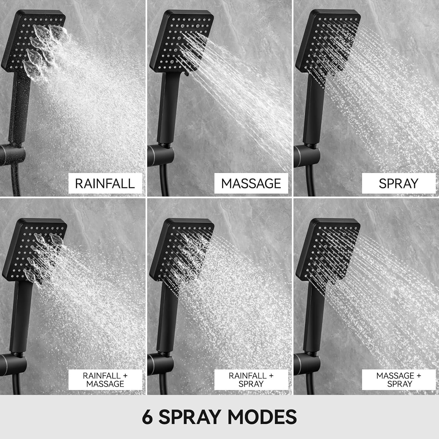 Thumbnail 4 de DERW Thermostatic Shower Mixer 12" rainhead
