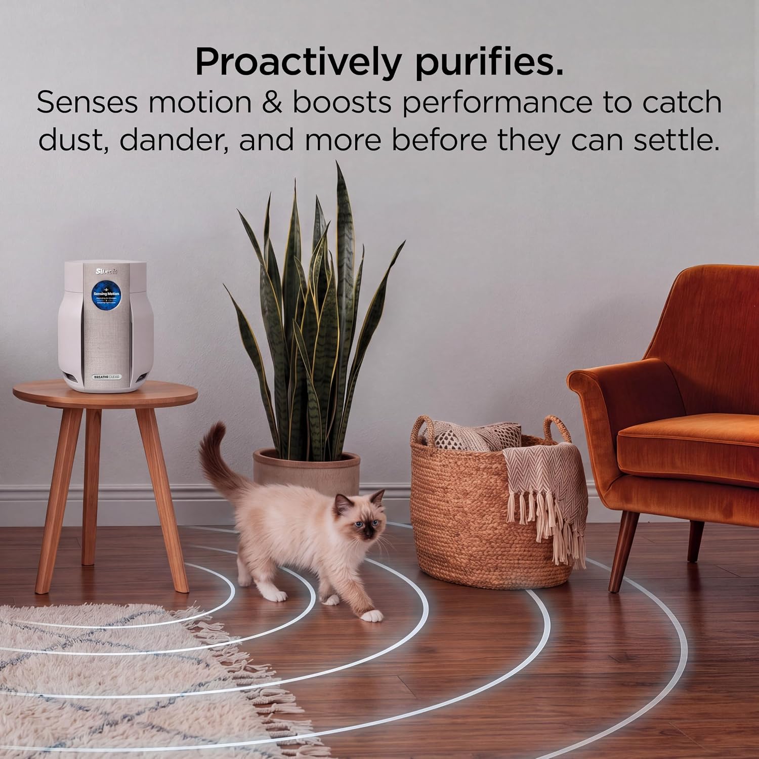 Thumbnail 5 de Shark BreatheClear Compact Pro: Smart, No-Fuss HEPA-Exceeding Air Purifier for Small Spaces