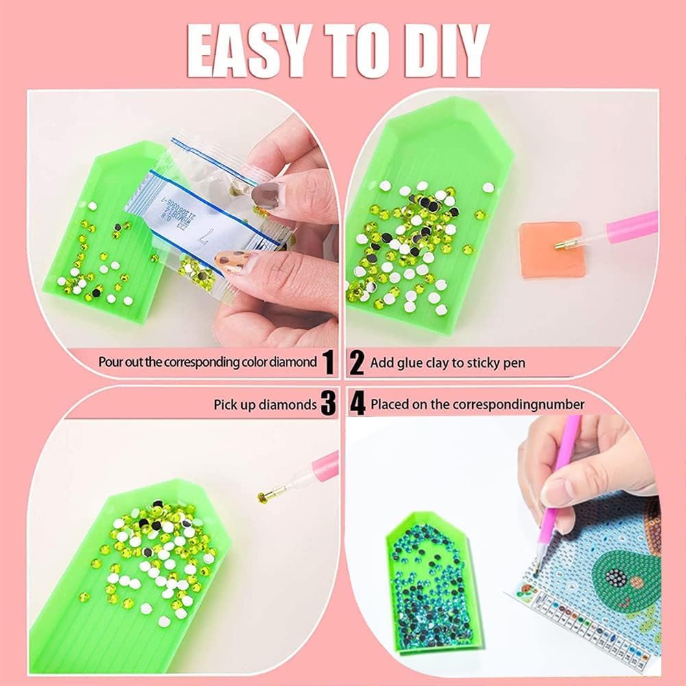 Detalle de Meothan Kids' Diamond Painting Kit, 7x7 in