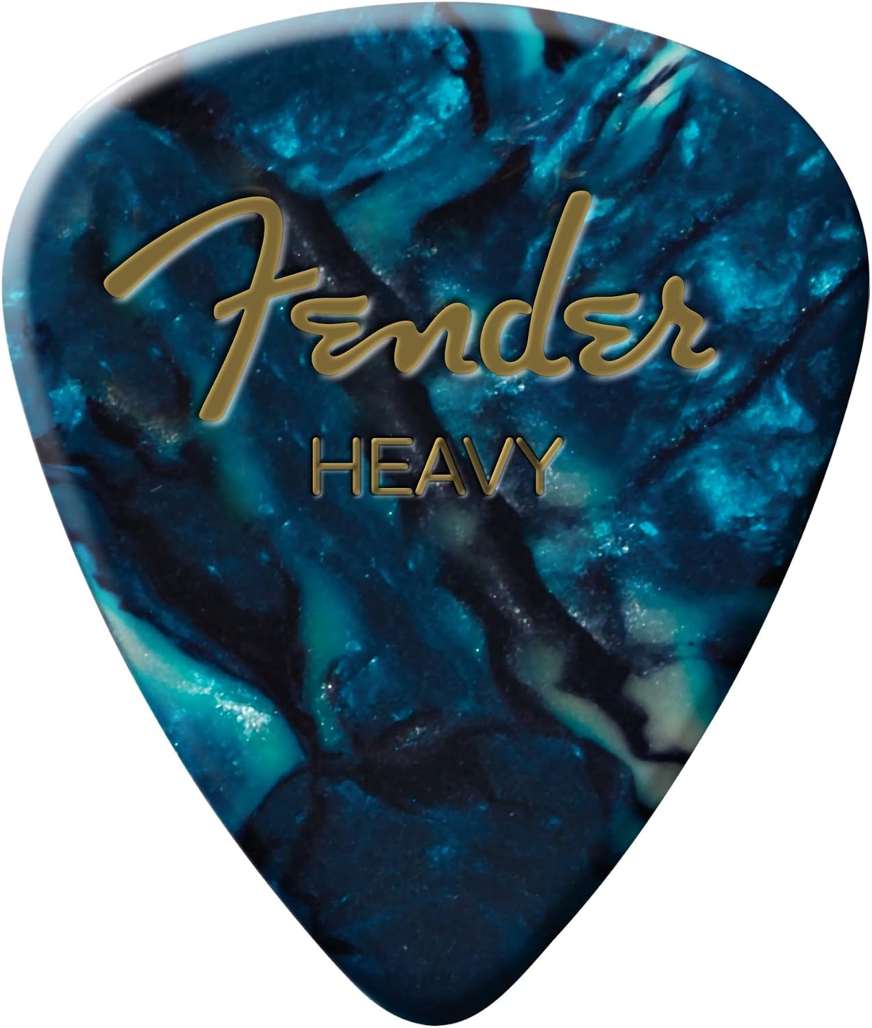 Detalle 2 de Fender 351 Premium gitarrplektrum, tunna i celluloid, vit Moto, 12-pack