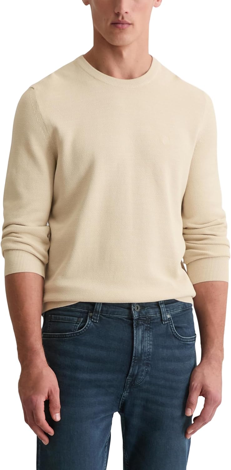 Thumbnail 6 de Marc O'Polo Herren Pullover aus Bio-Baumwolle mit Rundhalsausschnitt