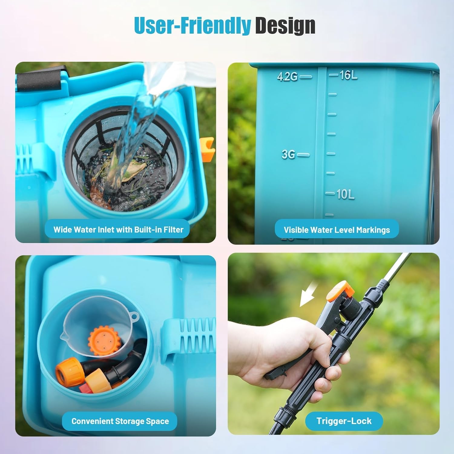 Thumbnail 4 de SideKing Knapsack Sprayer 16L — Electric Backpack Sprayer for Gardens