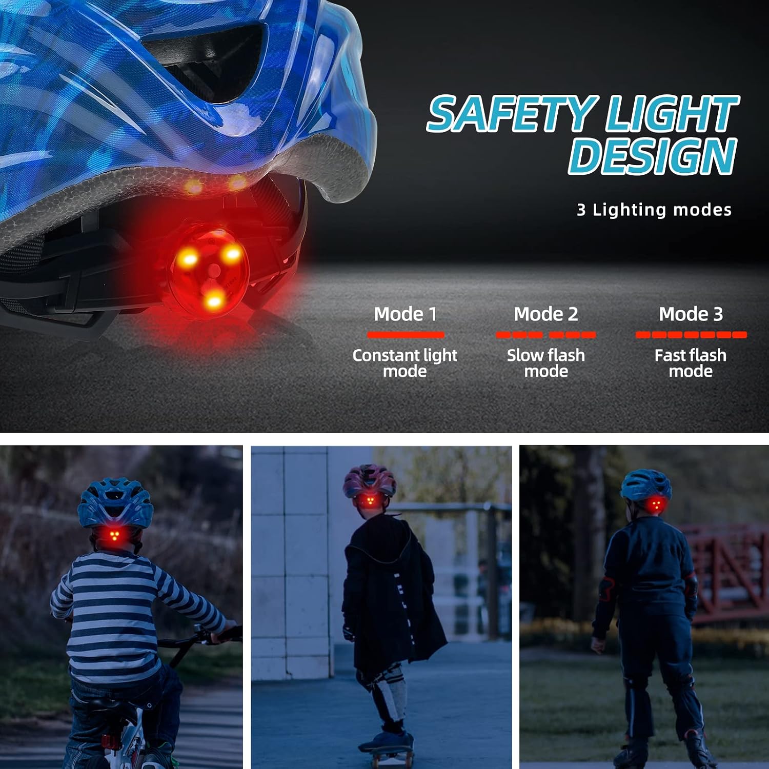 Thumbnail 6 de Kids bike helmet 50-57cm visor