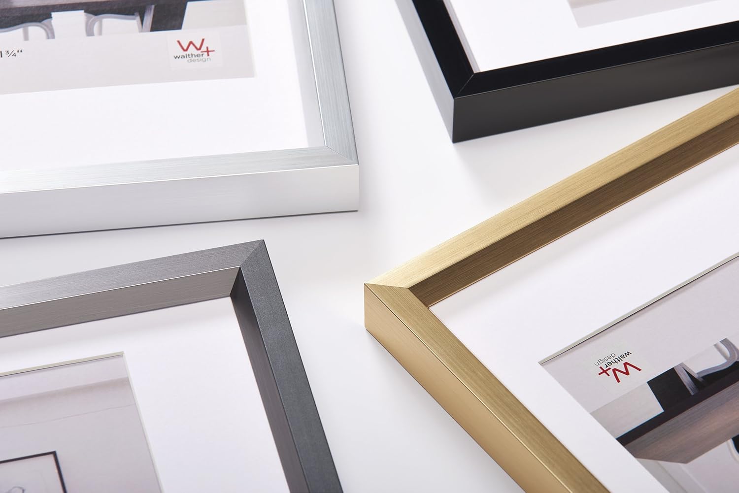 Thumbnail 2 de Walther Design Marco de Fotos Negro 30x45cm con Passepartout 📸