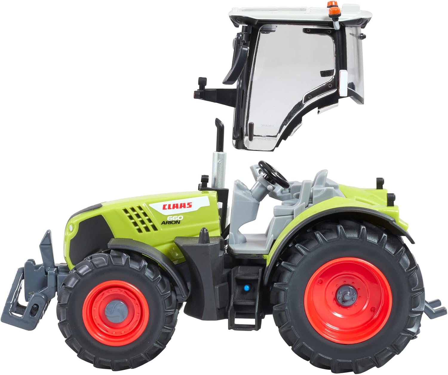 Thumbnail 5 de Britains CLAAS Arion 660 Tracteur miniature 1:32 – réplique agricole métallique, direction fonctionnelle