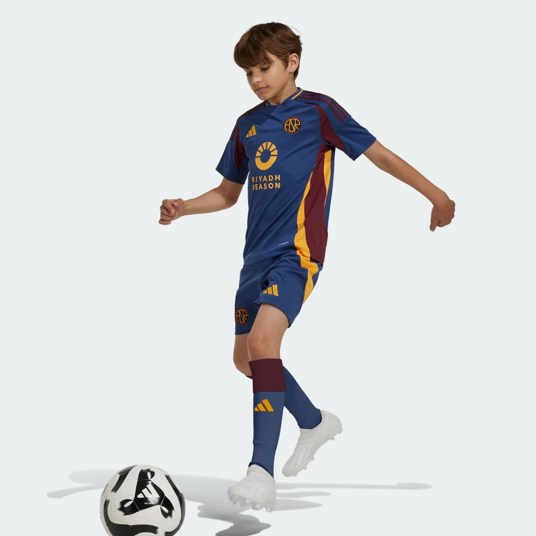 Detalle de Camiseta tercera equipación AS Roma 24/25 (Adolescentes) – Adidas