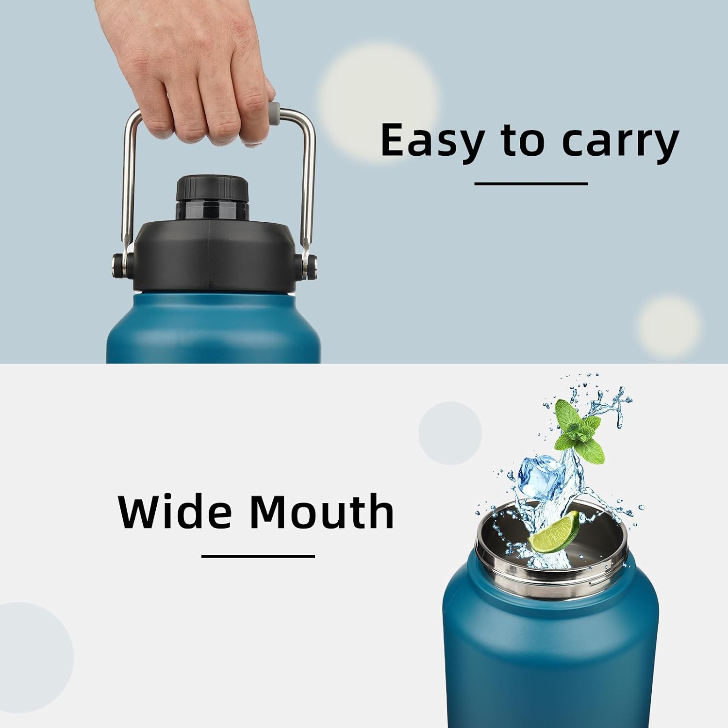 Detalle 2 de Konokyo 1 Gallon Insulated Water Bottle, 128 oz