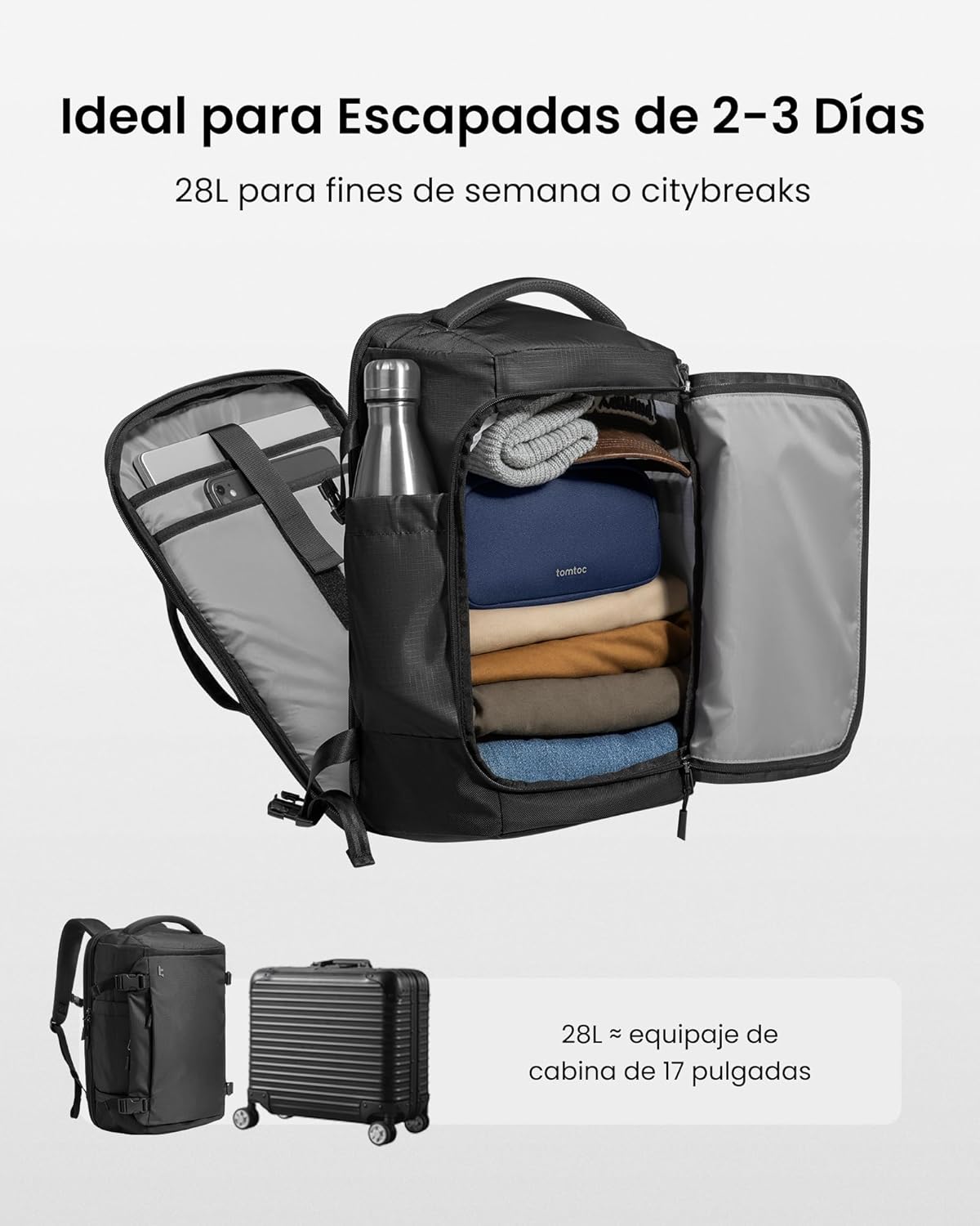 Thumbnail 2 de tomtoc Mochila de viaje 28L Navigator-T66