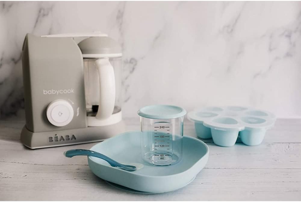 Thumbnail 3 de BÉABA Assiette Ventouse pour Enfant — 100% silicone, sans BPA, bleu