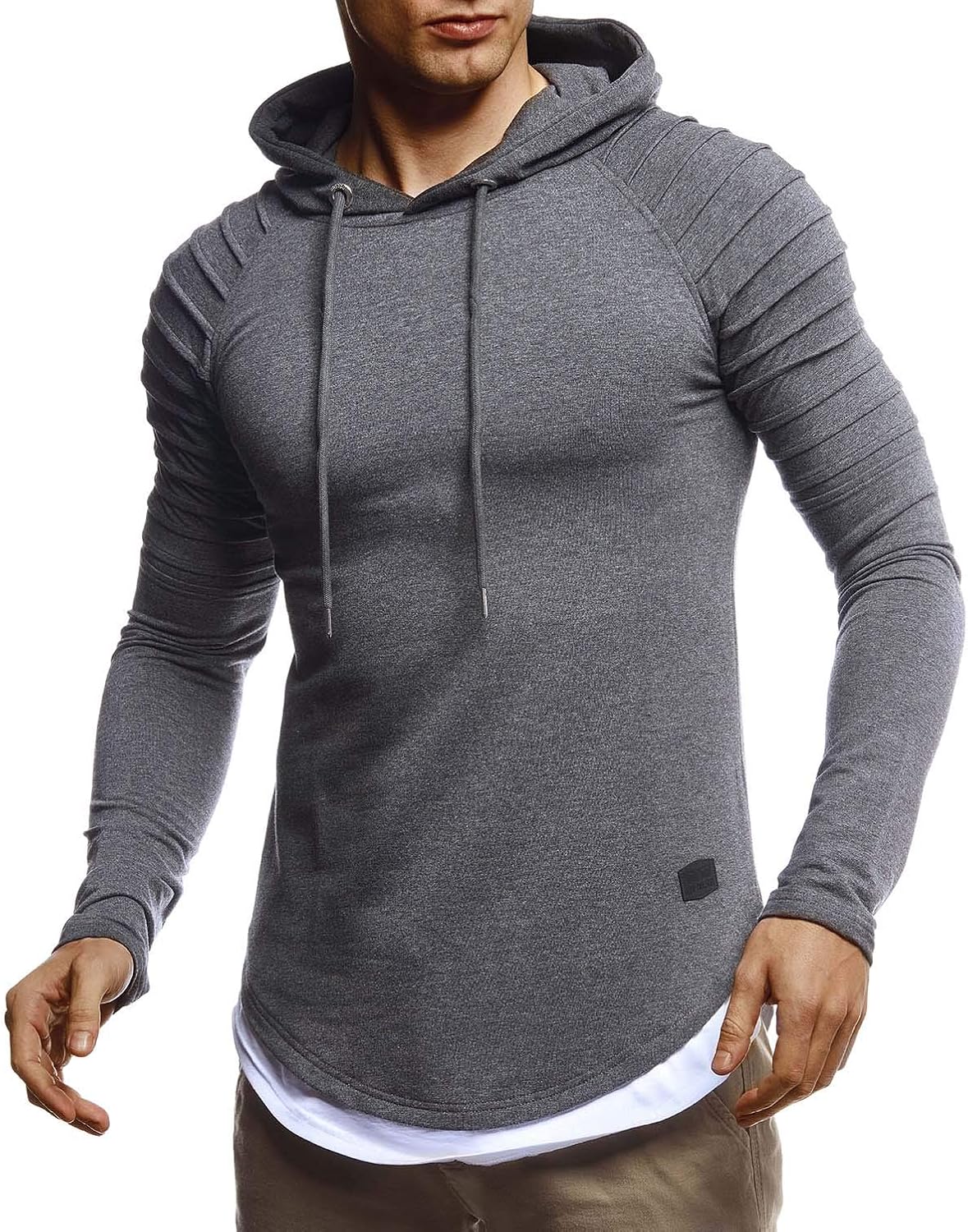 Thumbnail 6 de Leif Nelson LN8155 Sweat-shirt à capuche pour homme - coupe ajustée, coton, style moderne