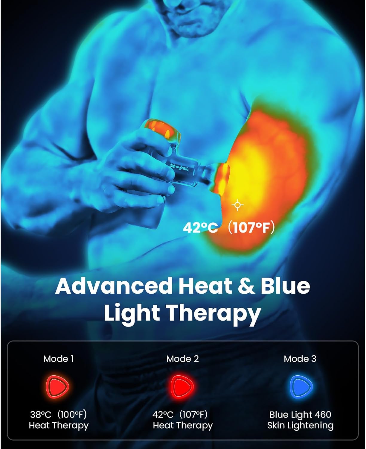 Detalle 2 de Bob and Brad M7 Plus Mini 9 mm massage gun