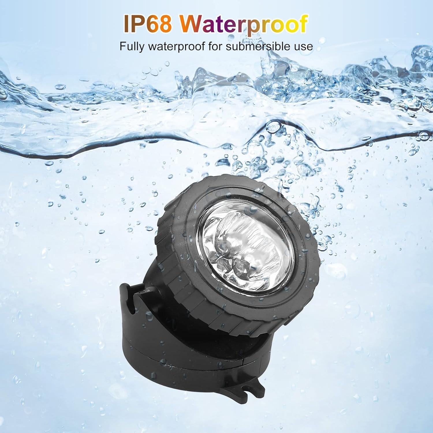 Thumbnail 5 de NATPOW Teichbeleuchtung Unterwasser mit Bluetooth APP – 10 in 1 RGB-Unterwasserlampe