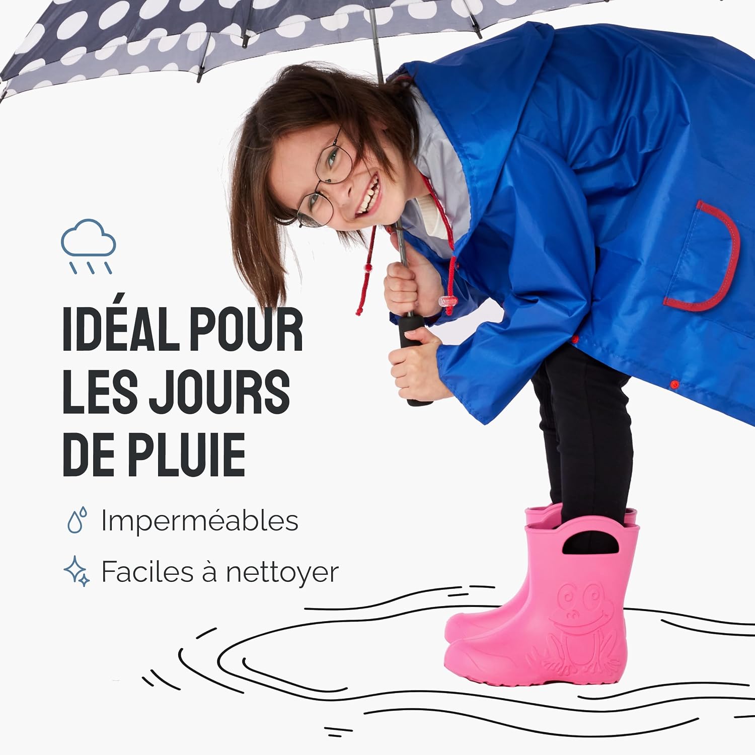 Thumbnail 4 de Ladeheid LA-CA-01 Bottes pluie enfant ultralégères