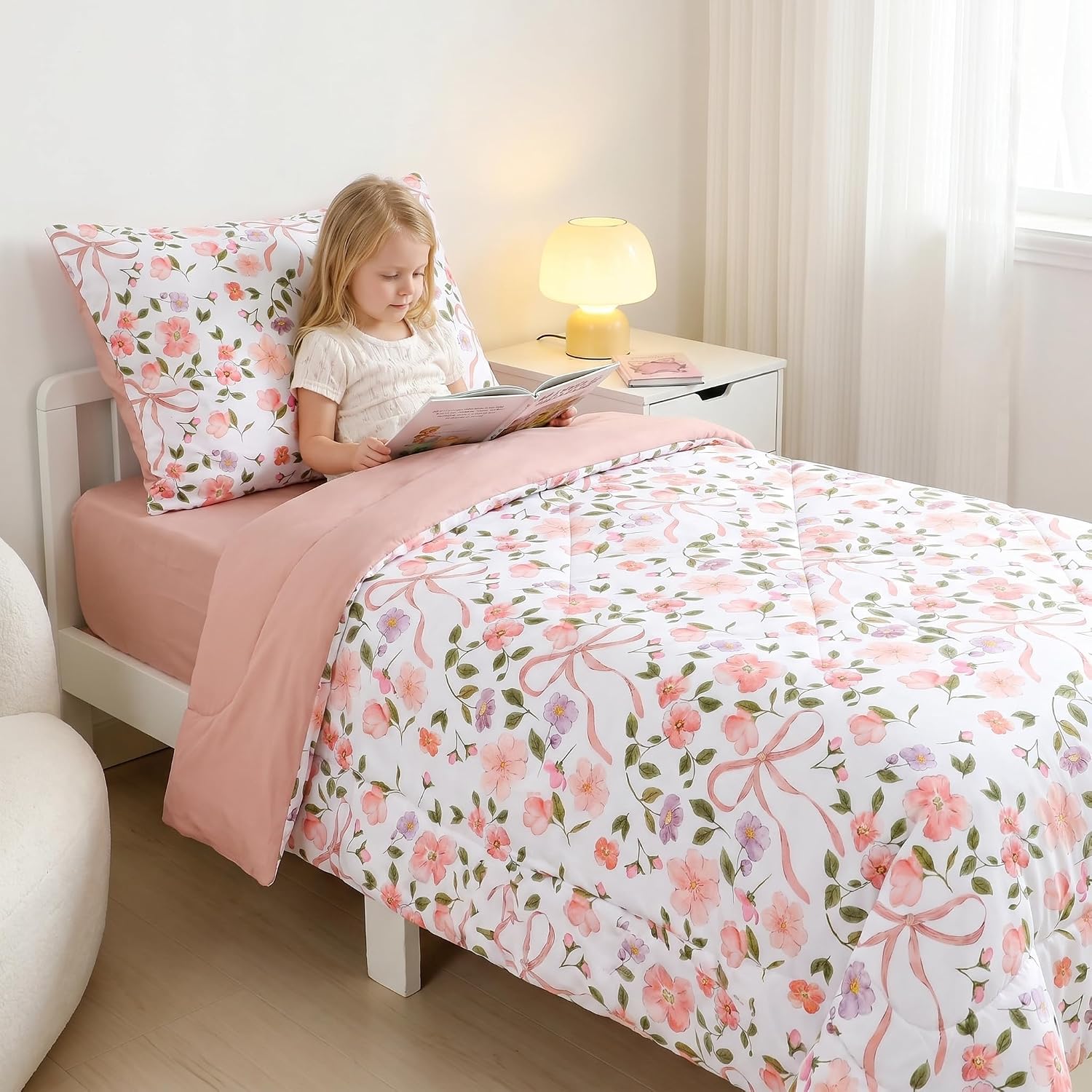 Detalle 2 de TANOFAR Toddler Bedding Set Microfiber