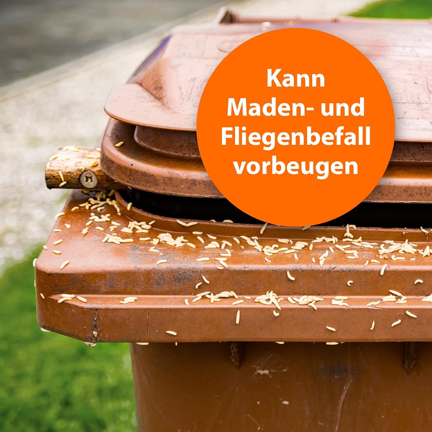 Detalle de ARDAP Biotonnenpulver 500 g – Gegen Maden, Gerüche und Ungeziefer in Bioabfällen