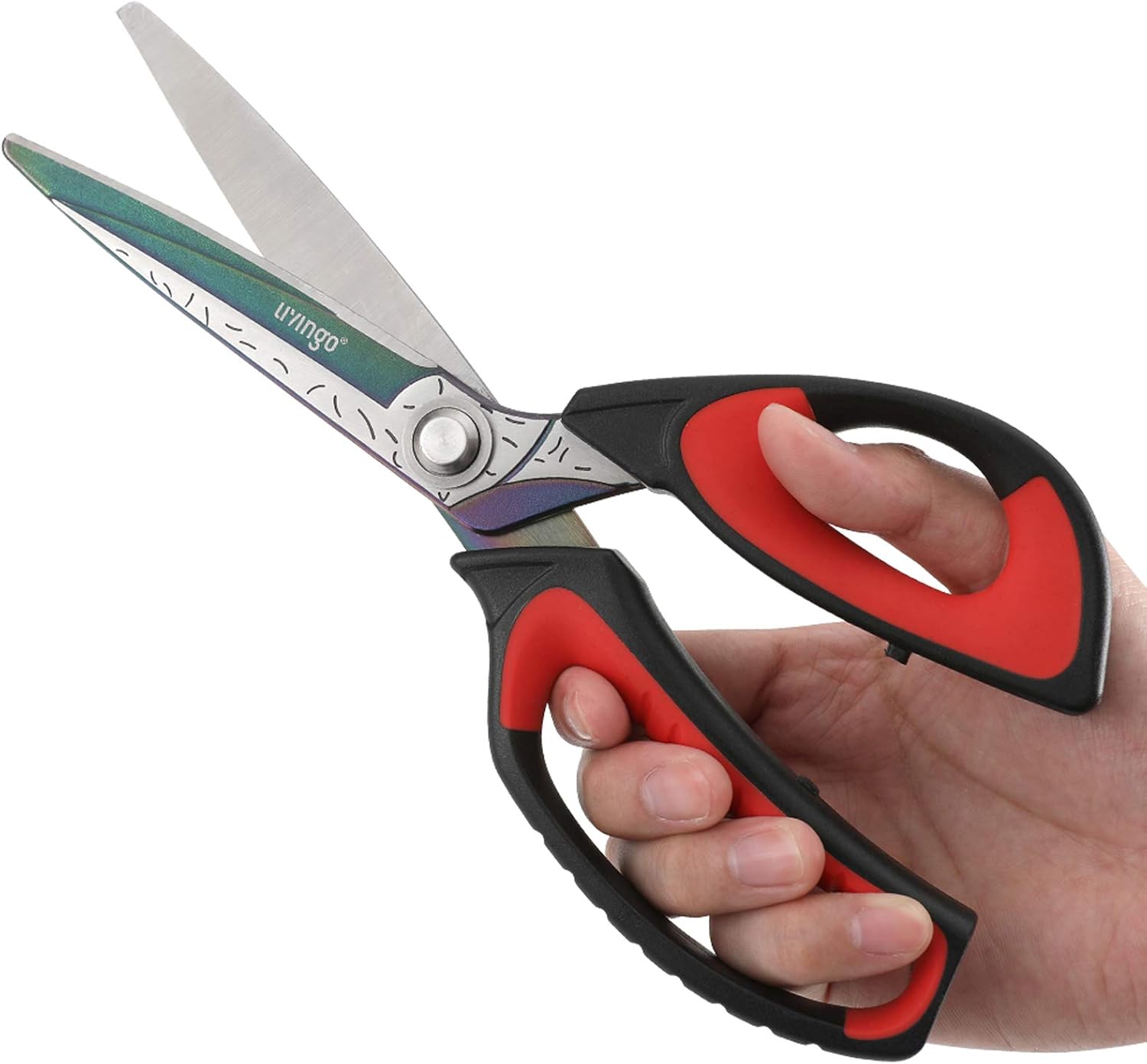 Thumbnail 4 de 10" LIVINGO Multipurpose Heavy Duty Scissors with titanium-coated stainless steel blades