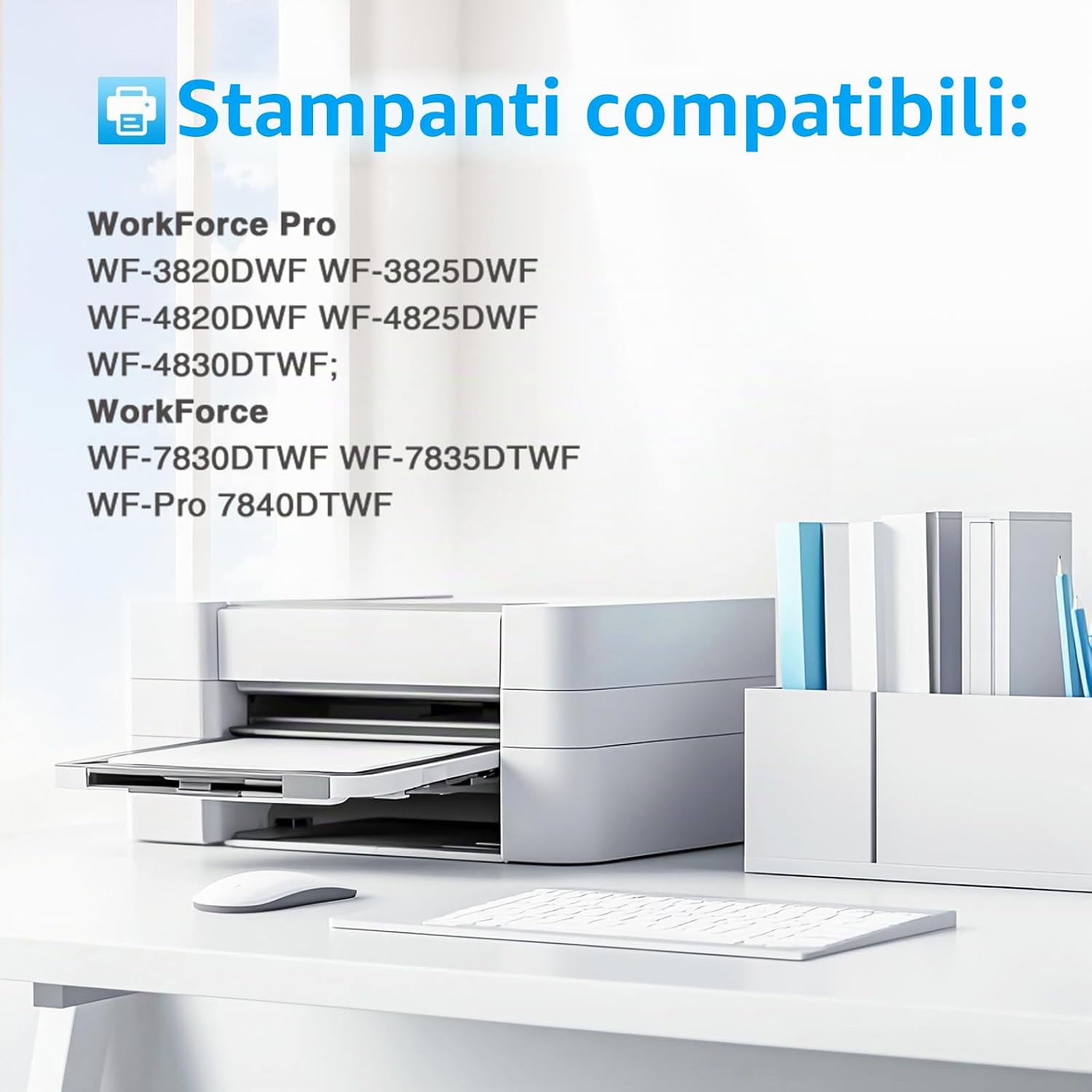 Detalle de BunToner Cartucce Compatibili Epson 405 XL – 4N, 2C, 2M, 2Y per WorkForce Pro WF-4820/WF-3820/WF-4830/WF-3825/WF-4825/WF-7840/WF-7830
