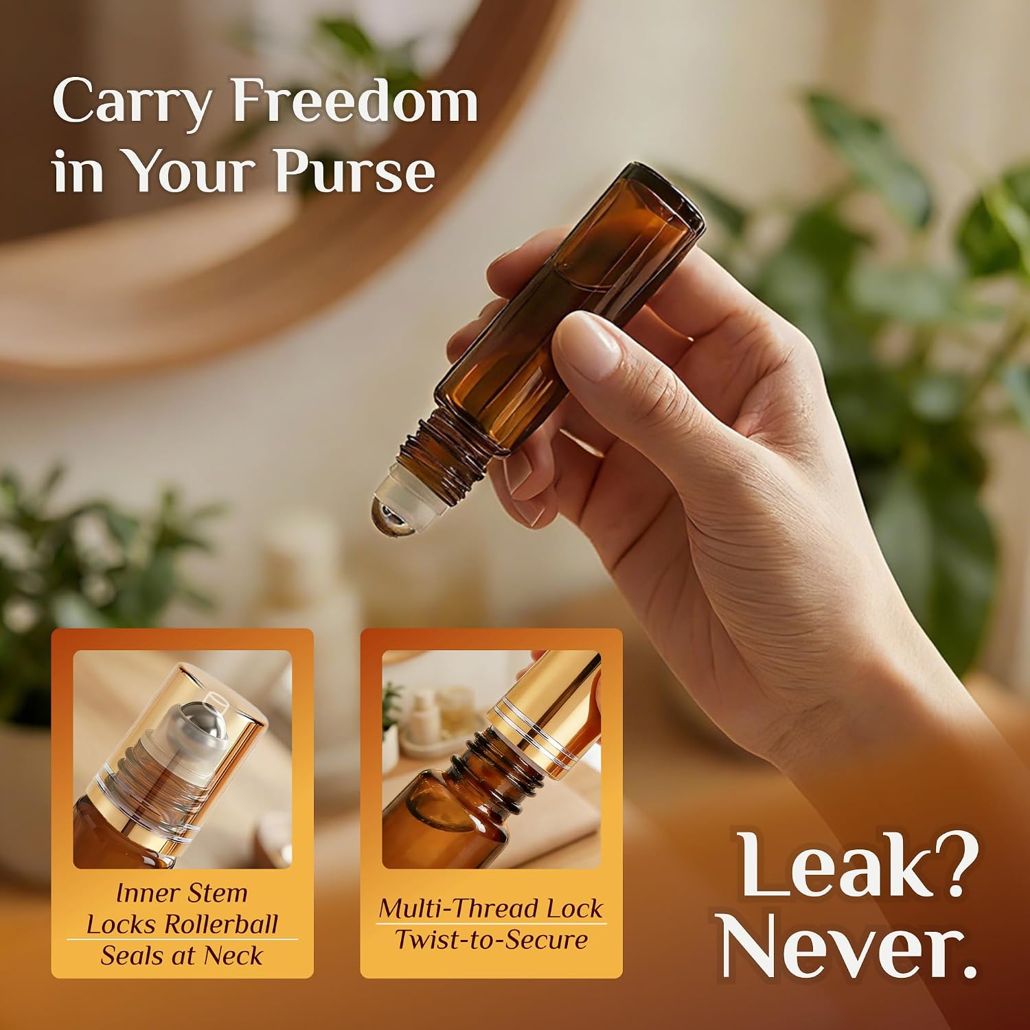Thumbnail 5 de PrettyCare 10 ml Roller Bottles 12-Pack