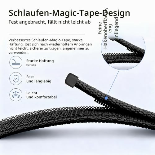 Detalle de Zspoly Klettverschluss Arm-/Fußgelenkband kompatibel mit Google Fitbit Air – verstellbares Nylon-Bizeps-/Knöchelband