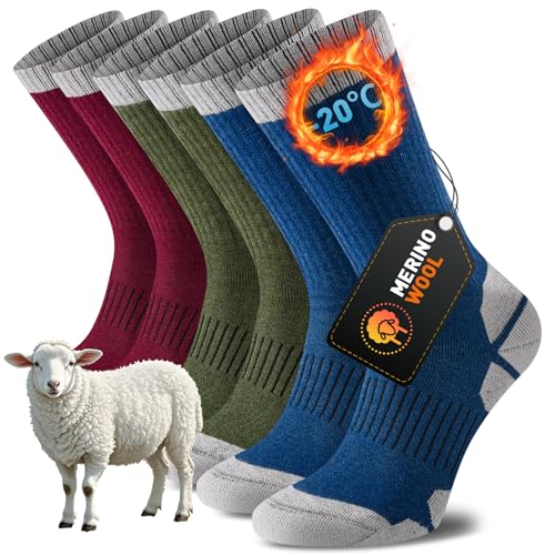 Detalle de Chaussettes Niorasen Mérinos 3 paires ⚙