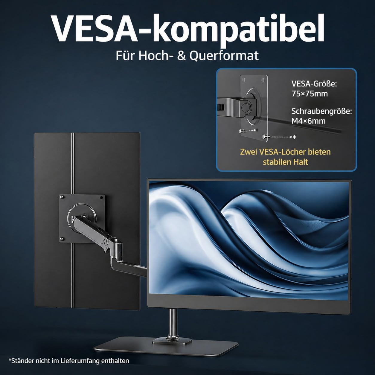 Detalle 2 de cocopar Portable Monitor 15,6 Zoll (1080P FHD) – mobiler USB-C/HDMI Zweitbildschirm mit Lautsprecher