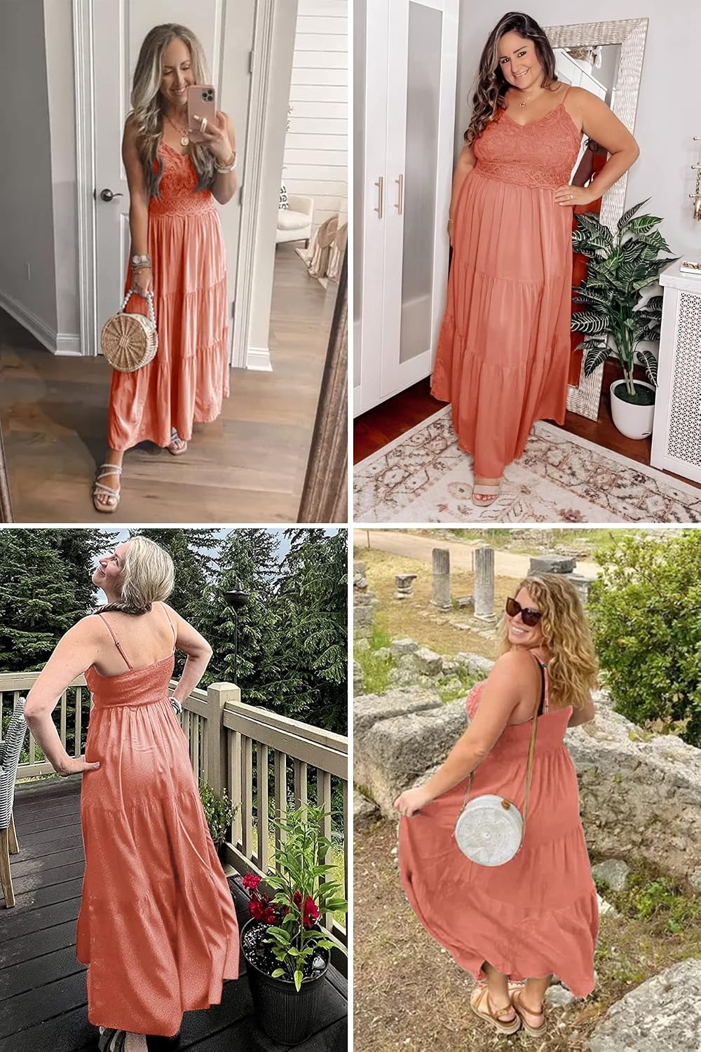 Detalle 1 de Dokuritu Beach Crochet Lace Maxi Dress 2026