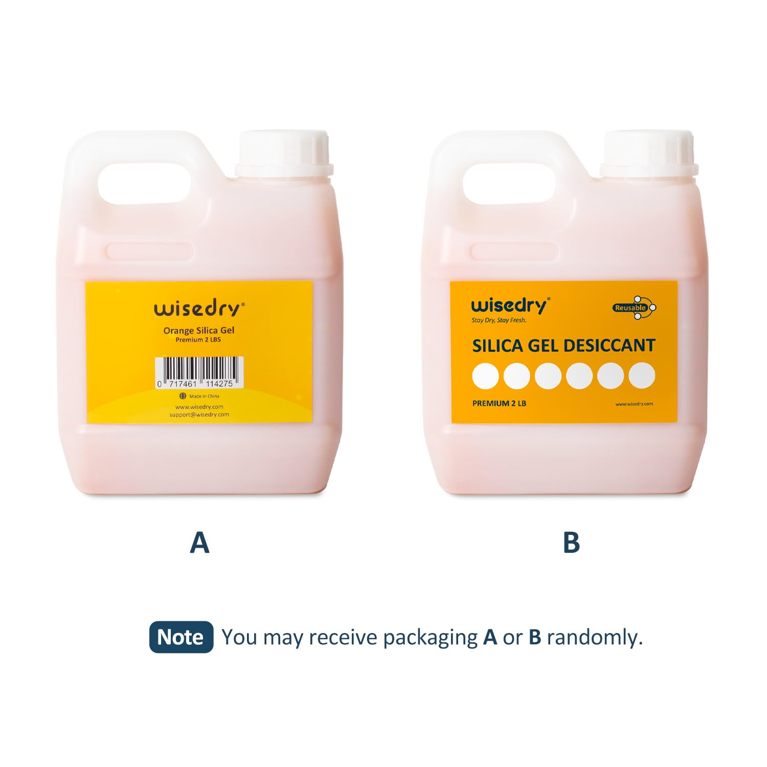 Thumbnail 1 de Wisedry Kieselgel Trockenmittelperlen – Wiederverwendbar, Mikrowelle/Backofen reaktivierbar, 0,9 kg, Farbindikator Orange bis Grün