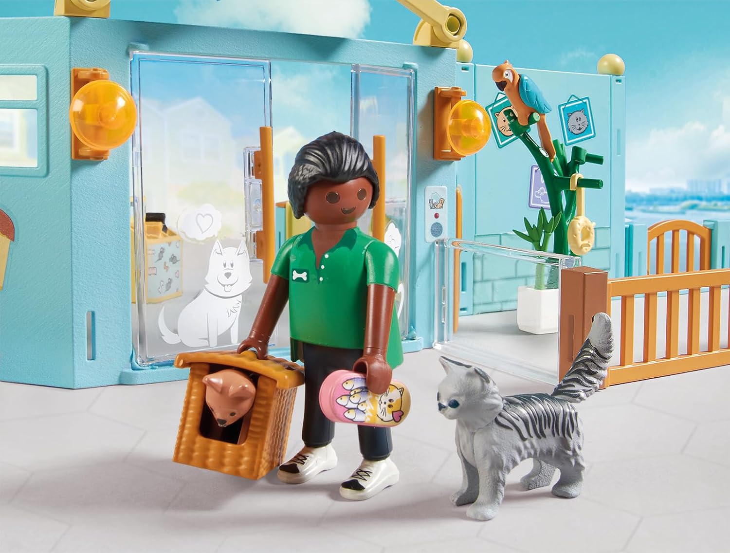 Detalle de PLAYMOBIL Animal Hotel playset