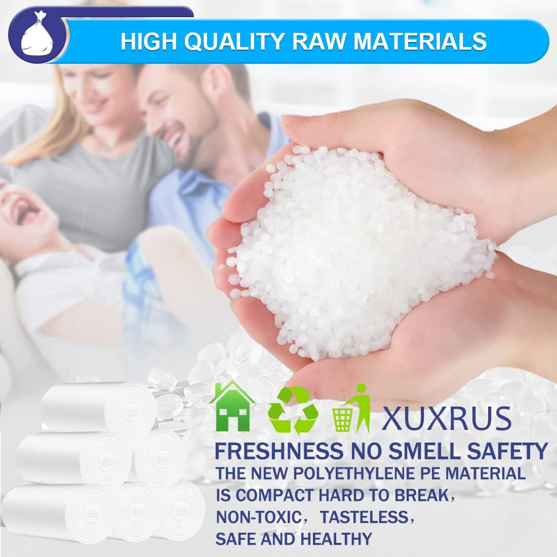 Thumbnail 4 de XUXRUS Pedal Bin Liners 78 Pack 10L