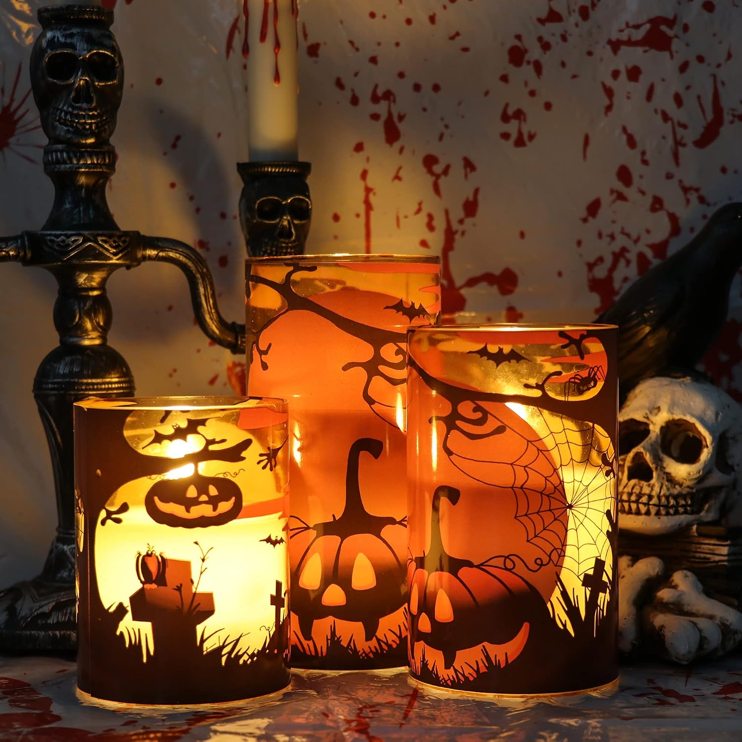 Detalle de Eldnacele Flameless Candles Real Wax