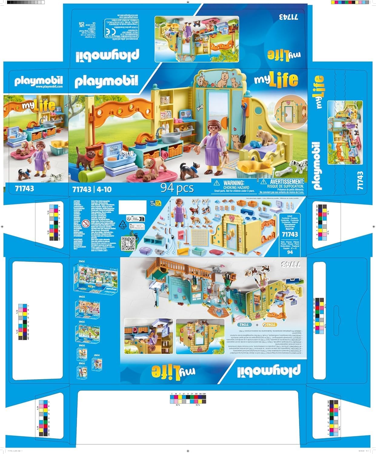 Thumbnail 6 de PLAYMOBIL Welpenhaus 71743 – Welpenspielzeug ab 4 Jahren