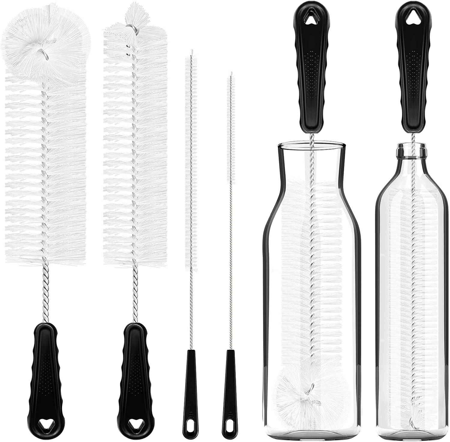 AZLIFEEU Bottle Brush 4-pack for Bottles