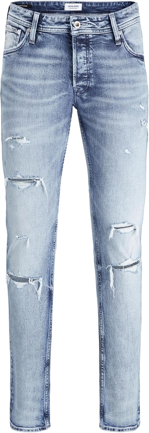 Detalle de JACK & JONES Jjiglenn Jjoriginal CB 152 Uomo – Jeans slim fit