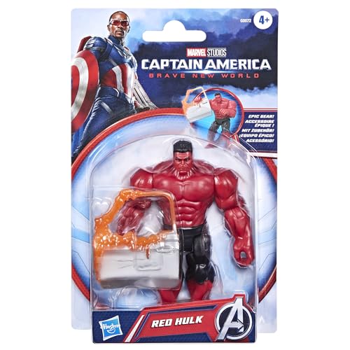 Thumbnail 2 de Marvel Avengers Epic Hero Series Captain America: Brave New World — Figura Hulk Rojo
