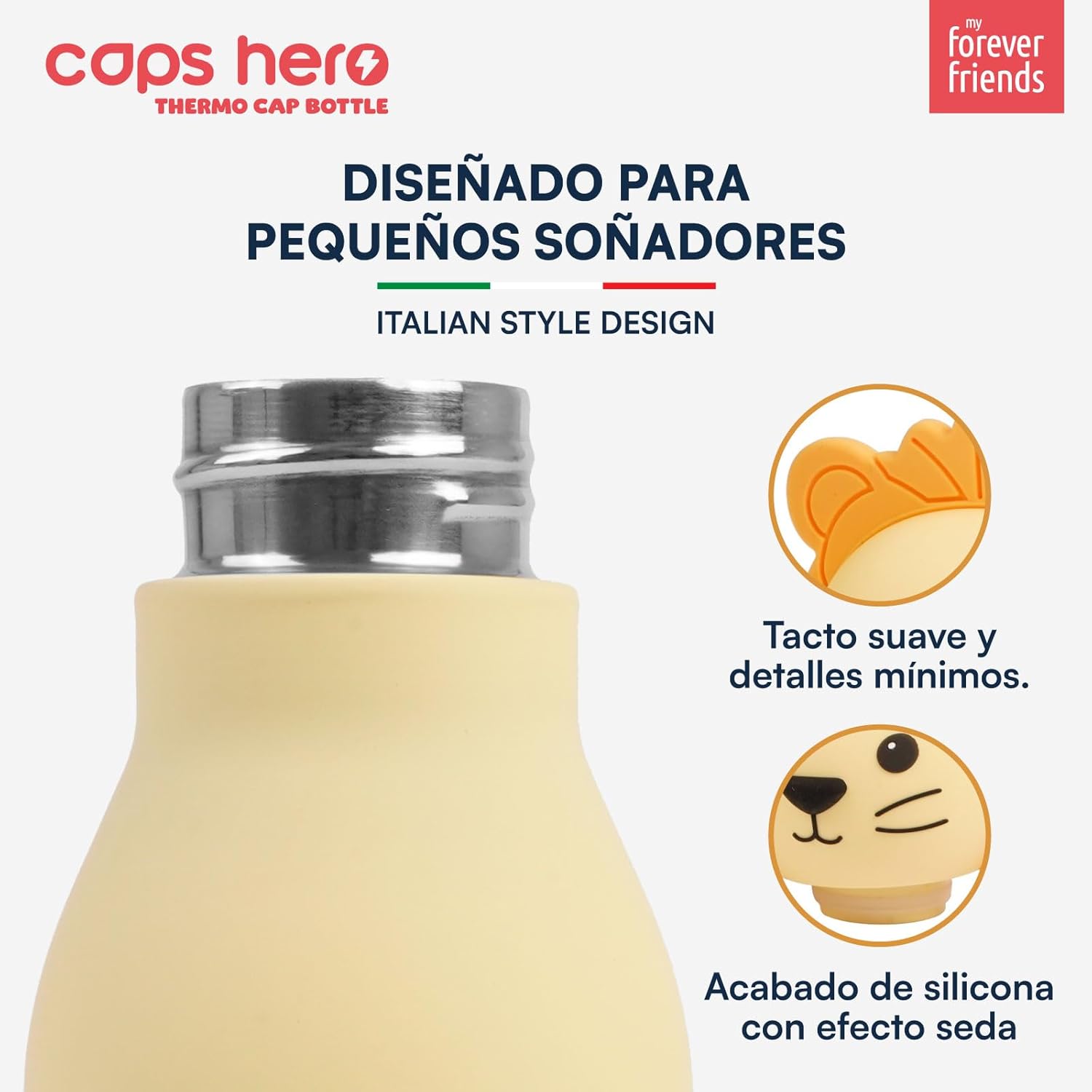 Thumbnail 2 de CapsHero León Lio Botella infantil 520ml