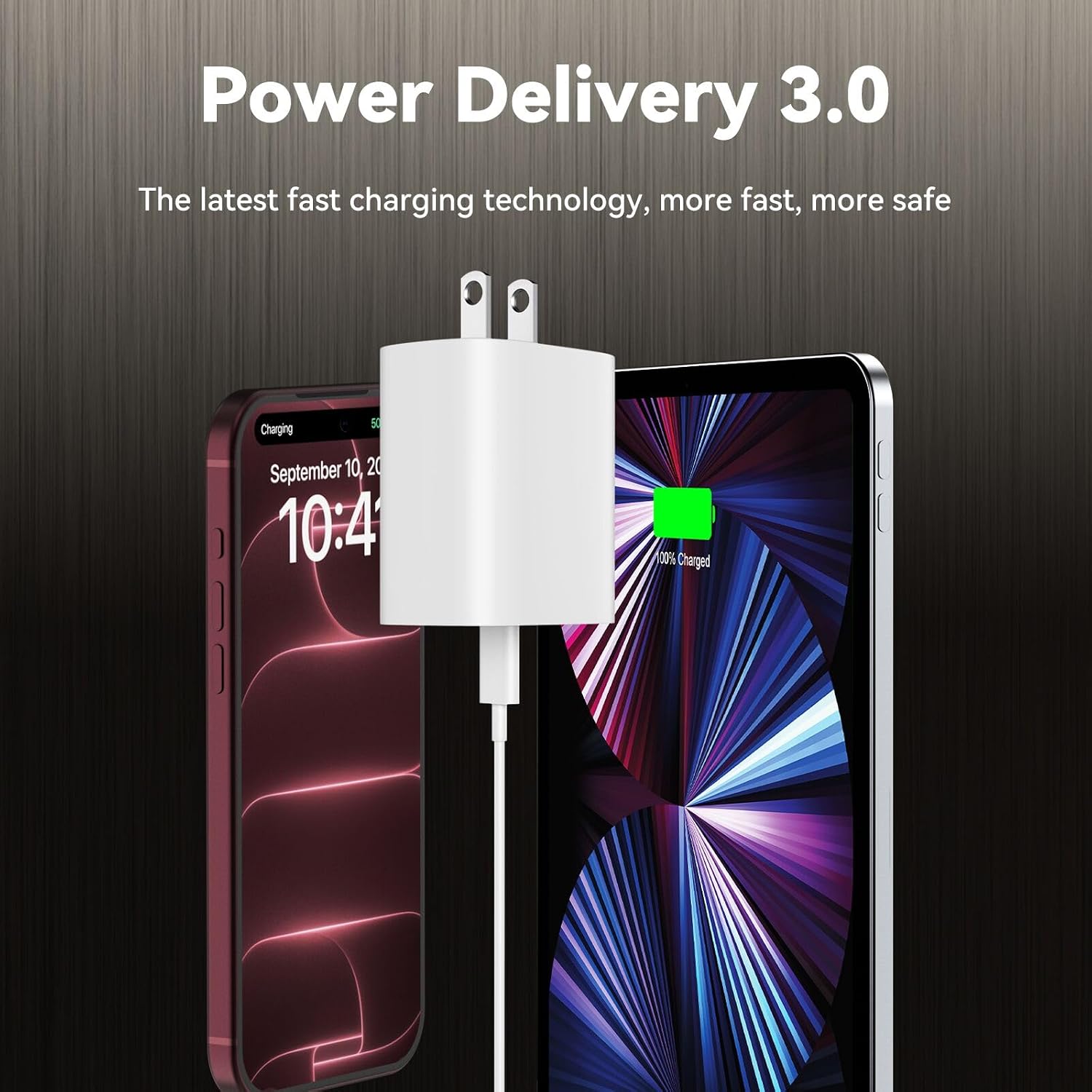 Detalle 2 de iPhone 17 Charger 10 ft Fast Charging