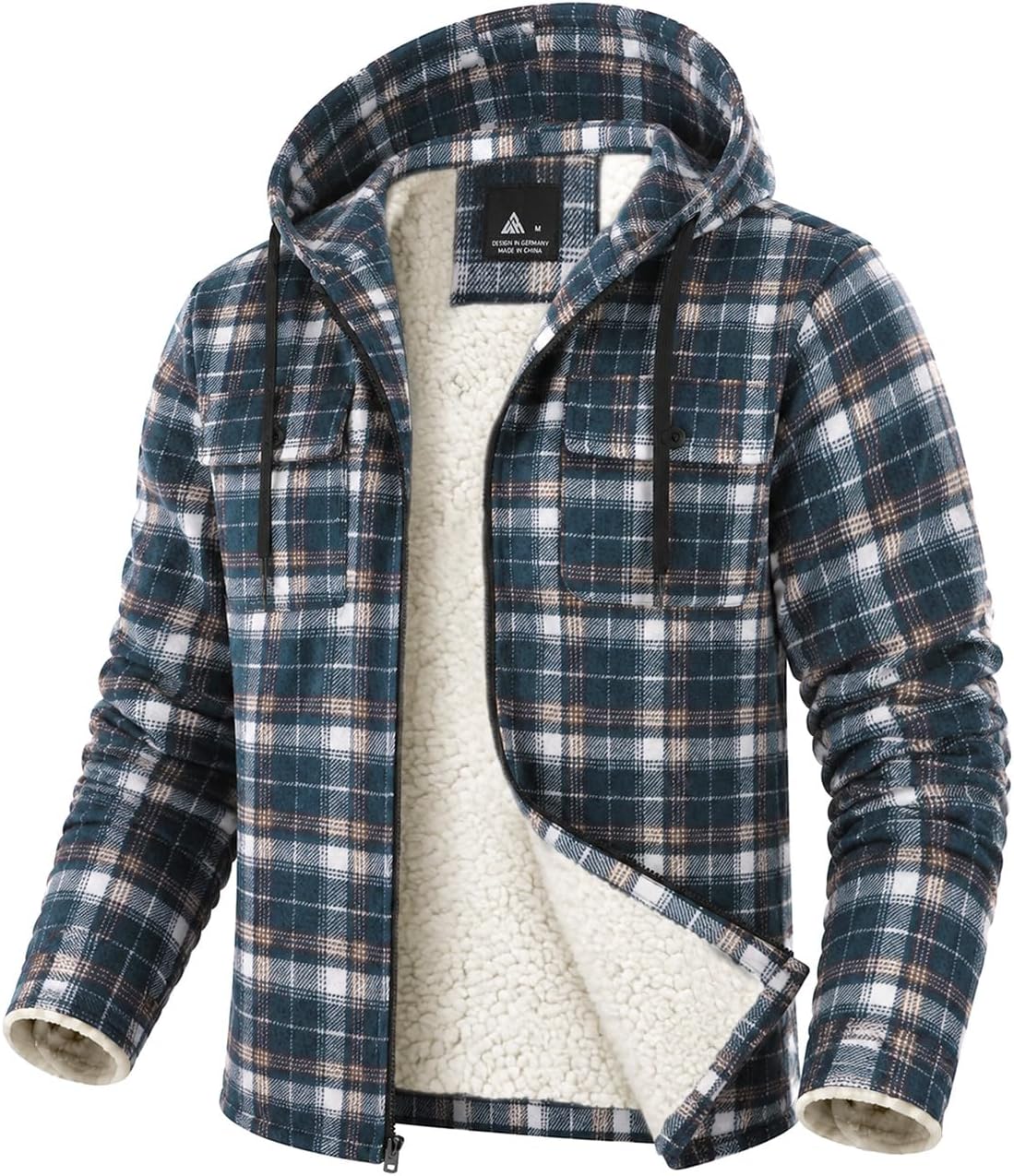 Thumbnail 6 de GEEK LIGHTING Men's Flannel Jacket, Sherpa-Lined
