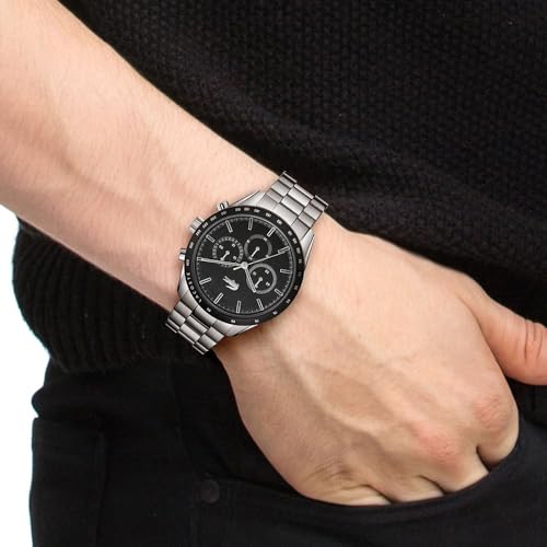 Thumbnail 3 de Lacoste Montre Chronographe à Quartz pour Homme – Collection Boston, Bracelet Acier Inoxydable Argenté (2011079)