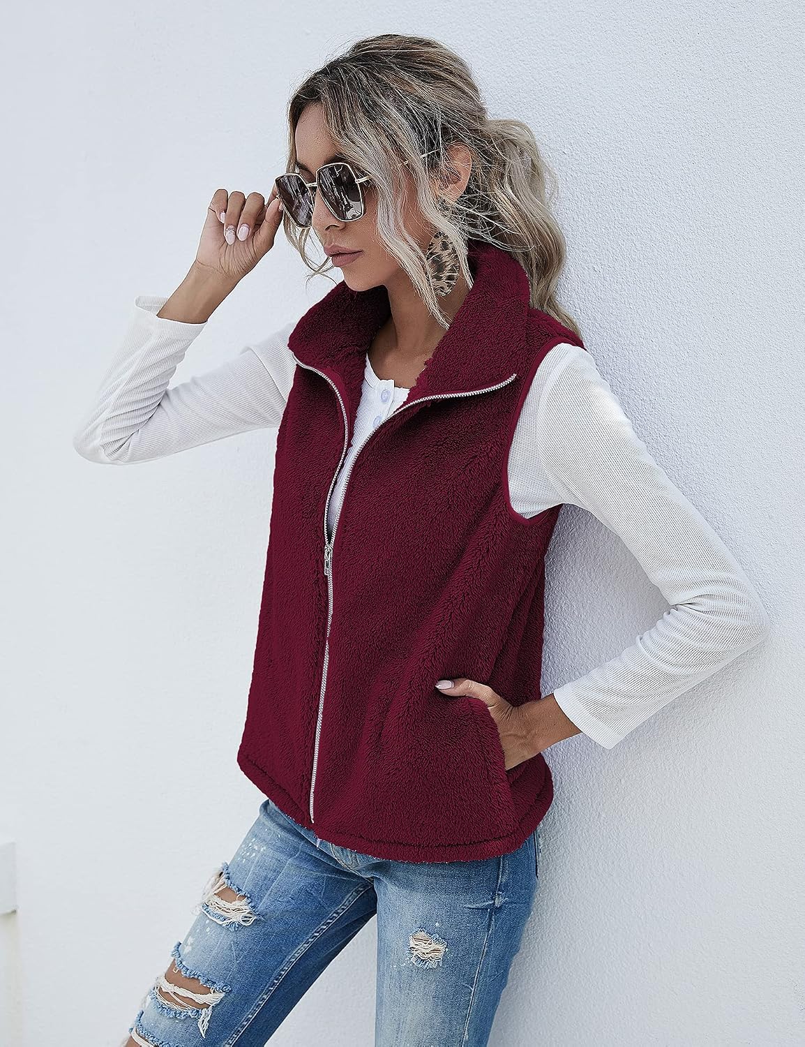 Thumbnail 2 de Rapbin Teddy Fleece Weste Damen