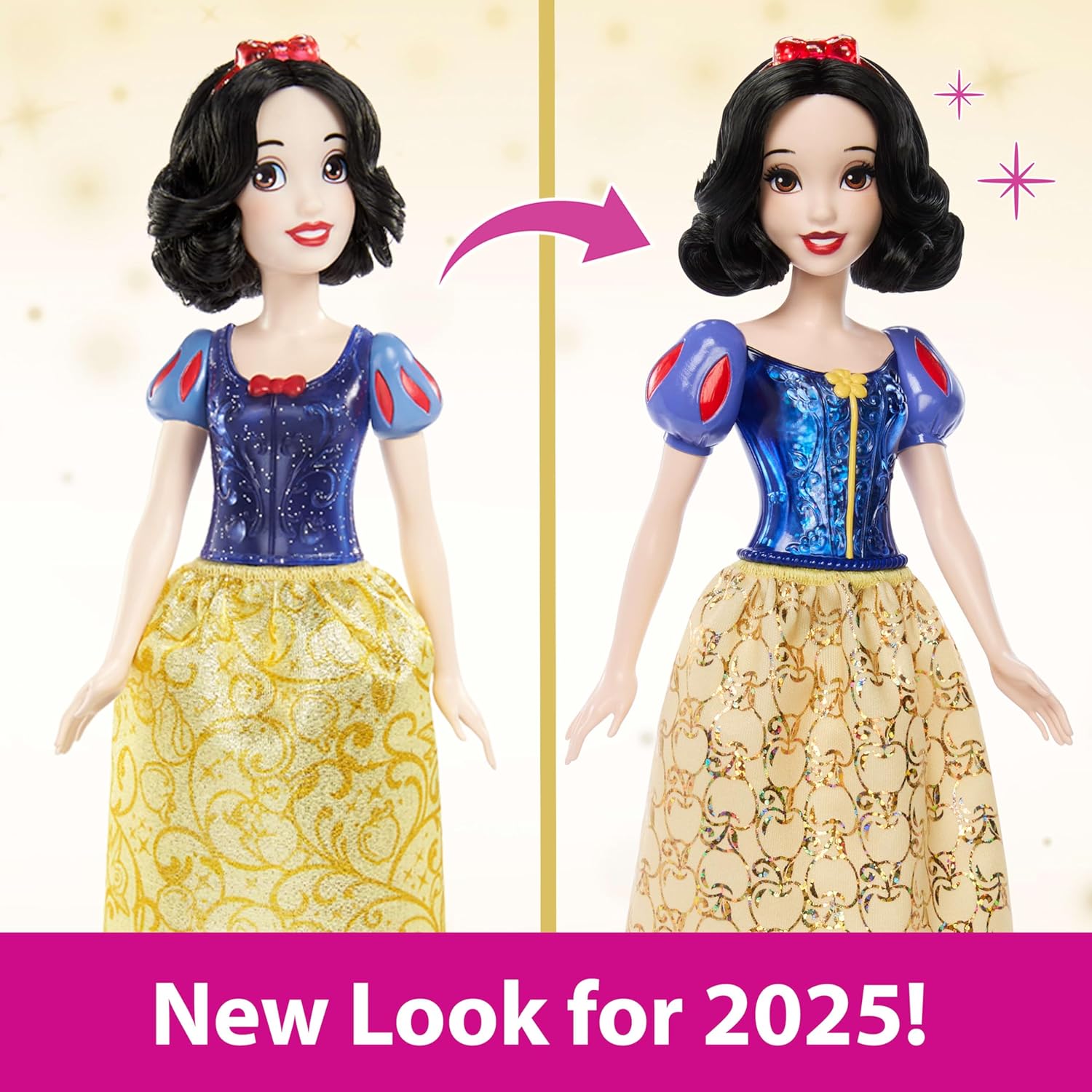 Detalle de Mattel HLW08 Blancanieves muñeca 3+ años 🎀