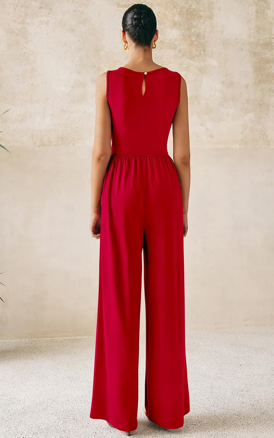 Thumbnail 4 de PRETTYGARDEN One Piece Jumpsuits for Women — Dressy Casual Sleeveless Wide Leg Rompers