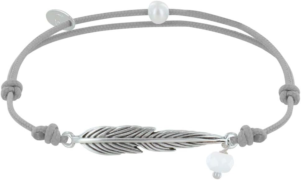 Thumbnail 6 de Bracciale Les Poulettes Bijoux in ottone argentato e perle sfaccettate