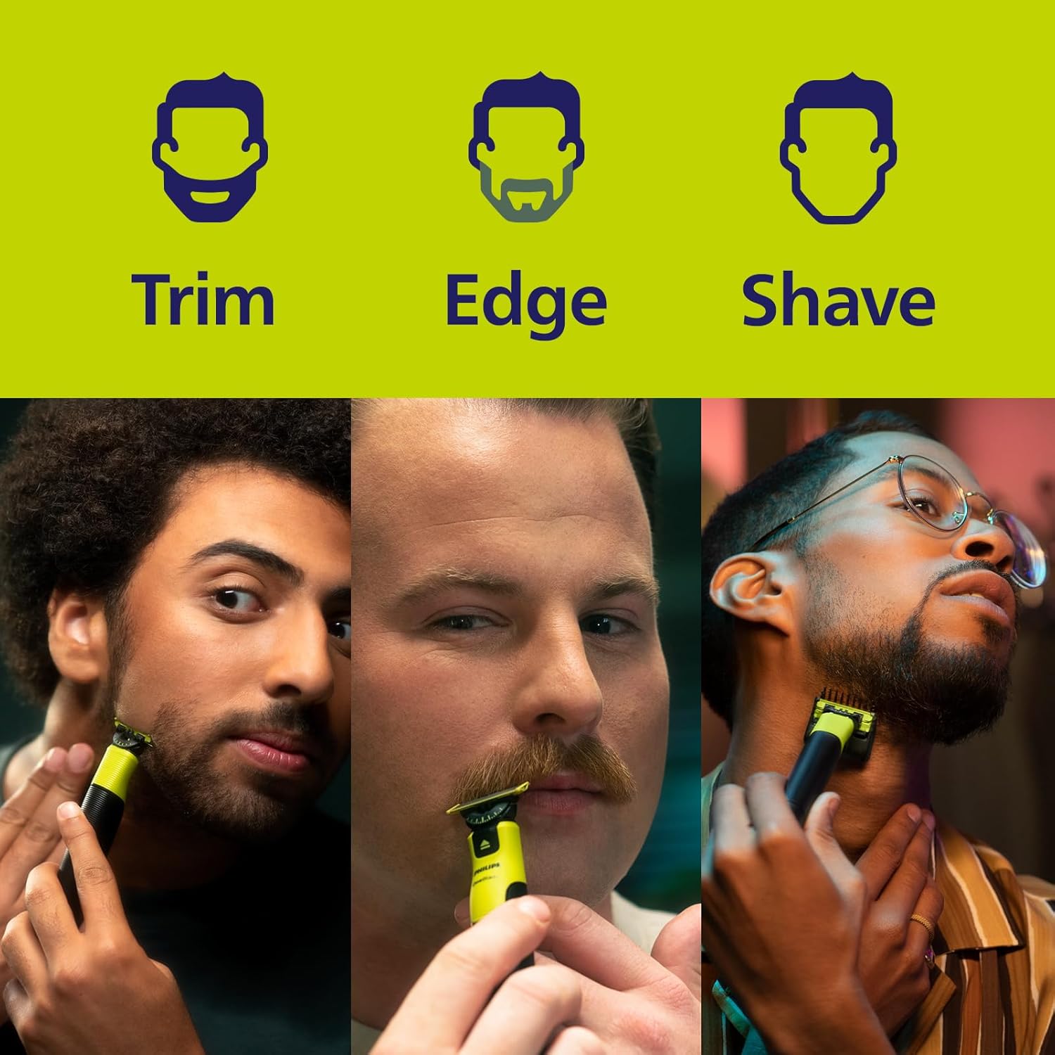 Thumbnail 5 de PHILIPS OneBlade 360 Face & Body QP4631/30 – elektrischer Rasierer, Trimmer & Bodygroomer mit App-Anbindung