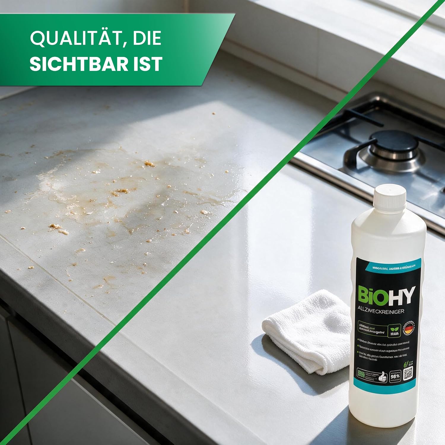 Detalle 2 de BIOHY allesreinigerconcentraat 12 x 1 liter voor vloer en huishouden