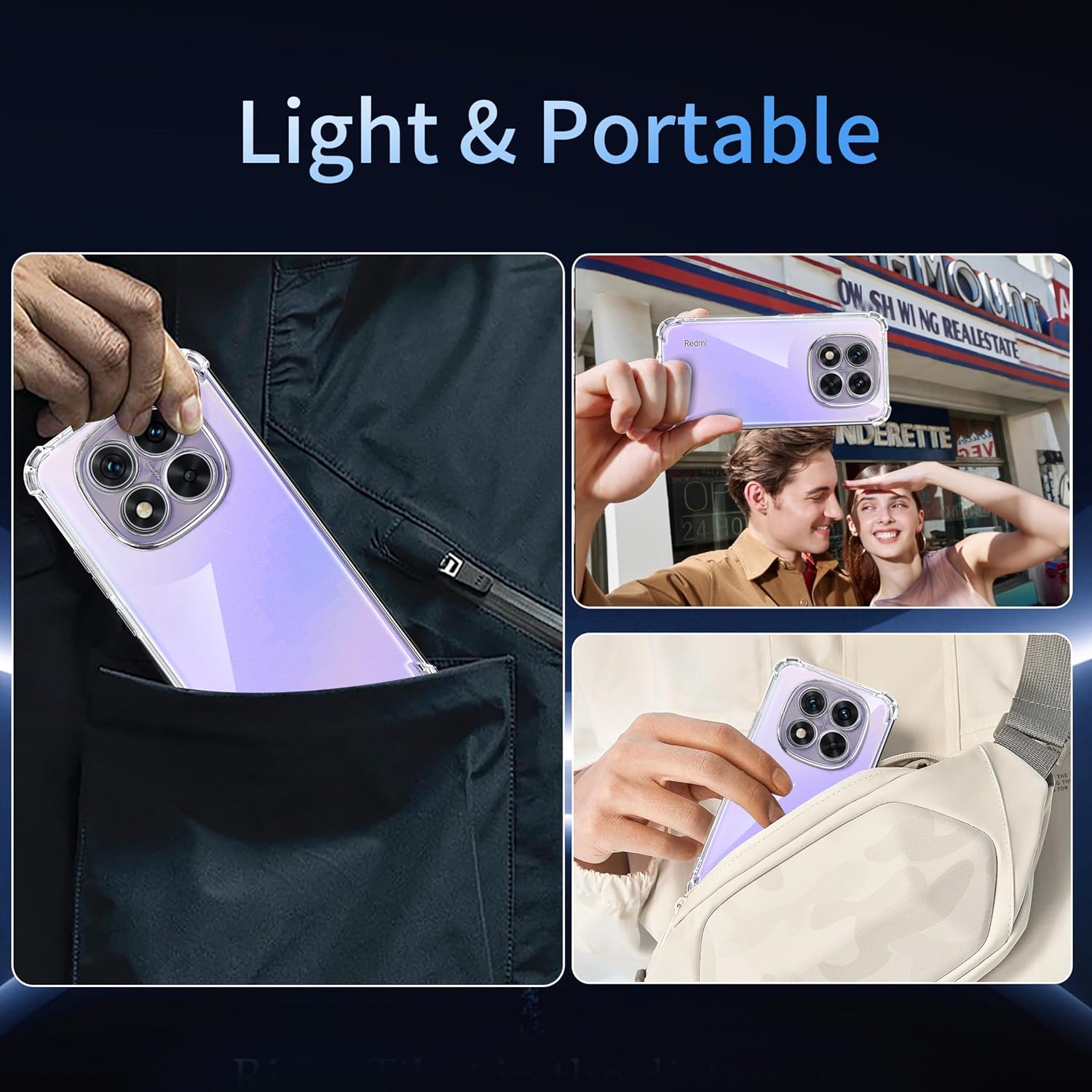 Thumbnail 6 de Tentoki Transparenthülle für Xiaomi Redmi Note 14 Pro 4G – Anti‑Vergilbung, ultradünn, klare TPU