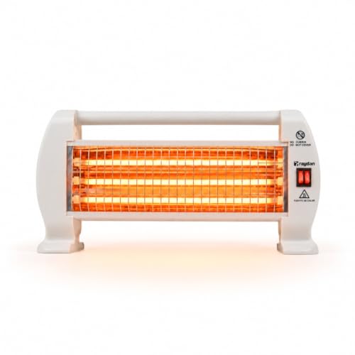 Detalle de THINIA HOME Estufa de cuarzo 1200 W con 3 niveles y sensor antivuelco